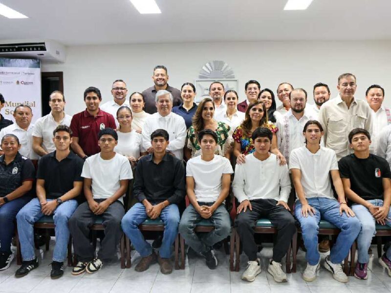 Hoy Quintana Roo se integra a la gran fiesta mundialista que vivirá México en 2026: Mara Lezama