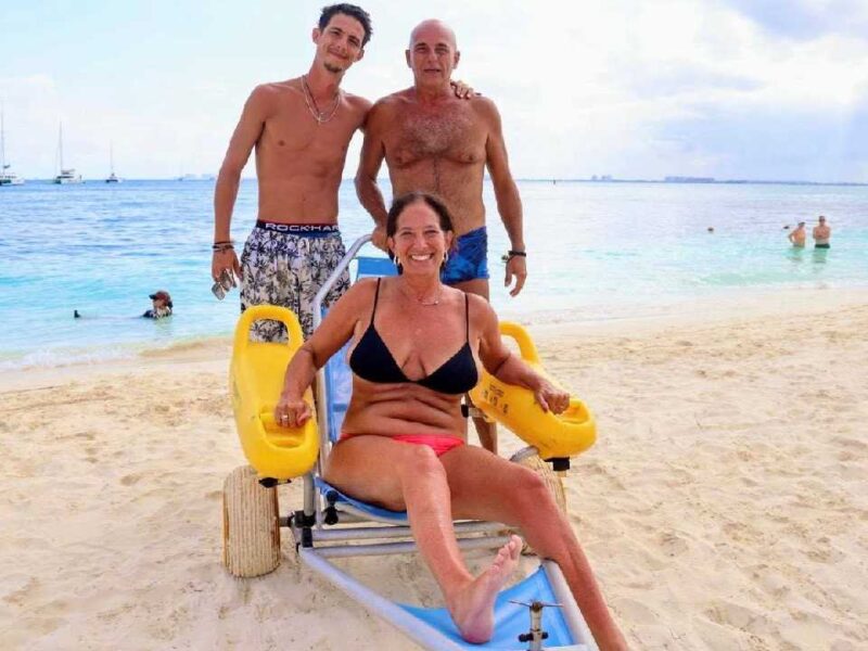 Inclusión en Isla Mujeres transforma playas en espacios accesibles para todos
