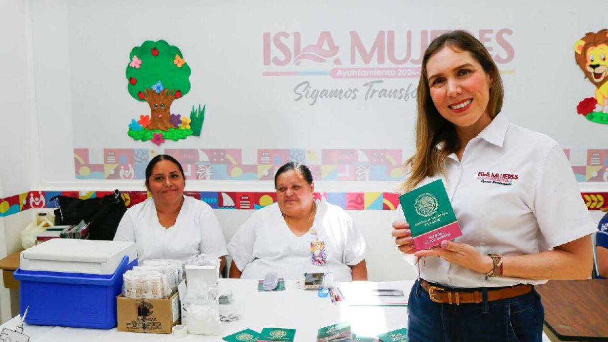 Semana de vacunación en Isla Mujeres.