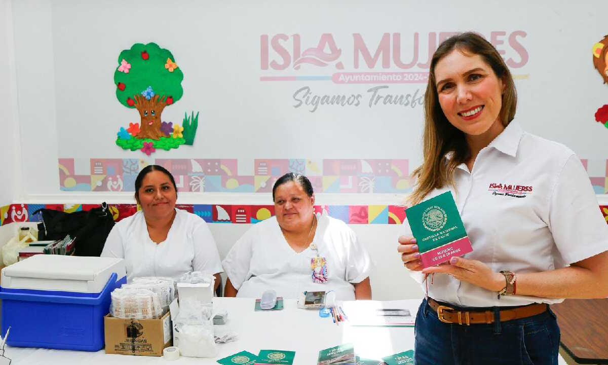 Semana de vacunación en Isla Mujeres.