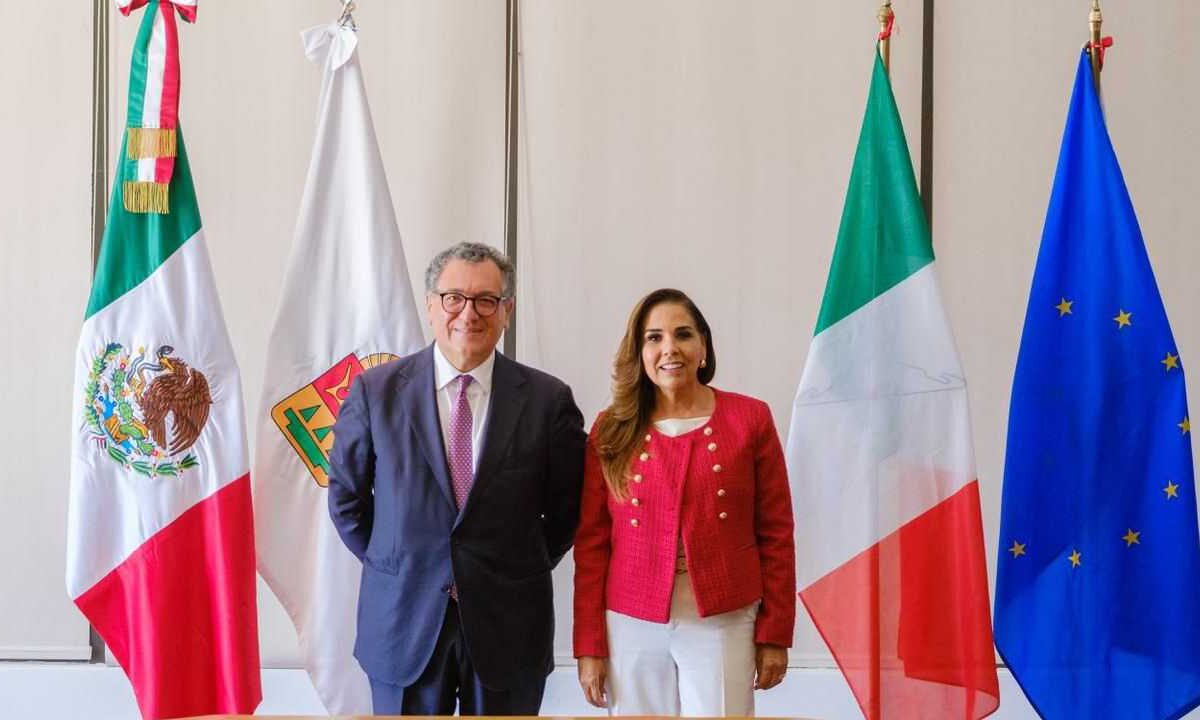 Mara Lezama promueve con Italia los destinos.