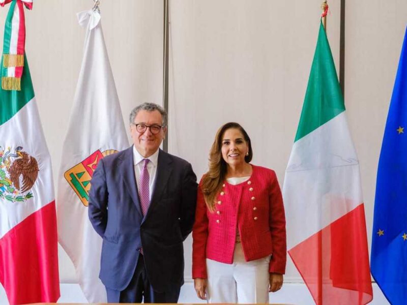 Italia y el Caribe Mexicano abren nueva ruta de promoción turística con Mara Lezama