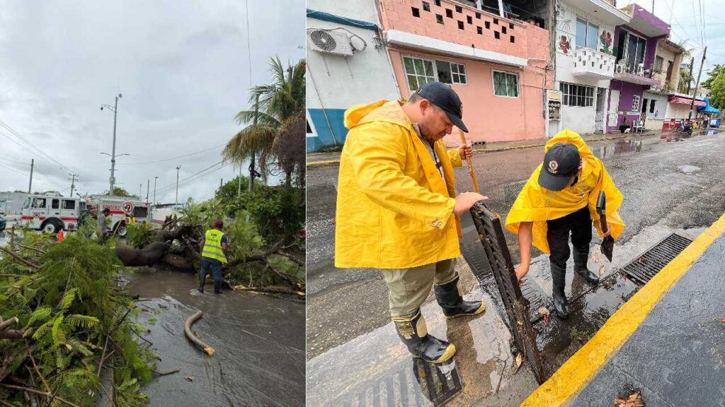 Lluvias en Quintana Roo.
