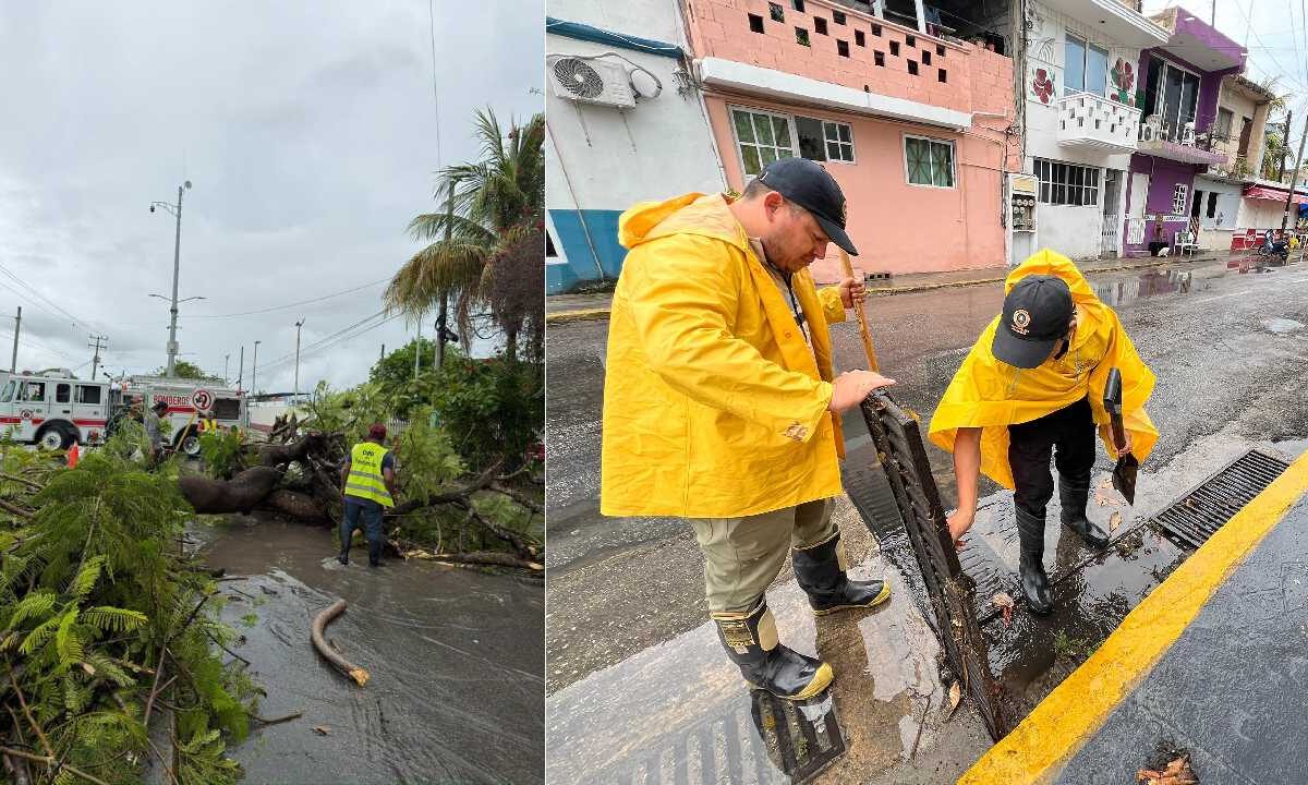 Lluvias en Quintana Roo.
