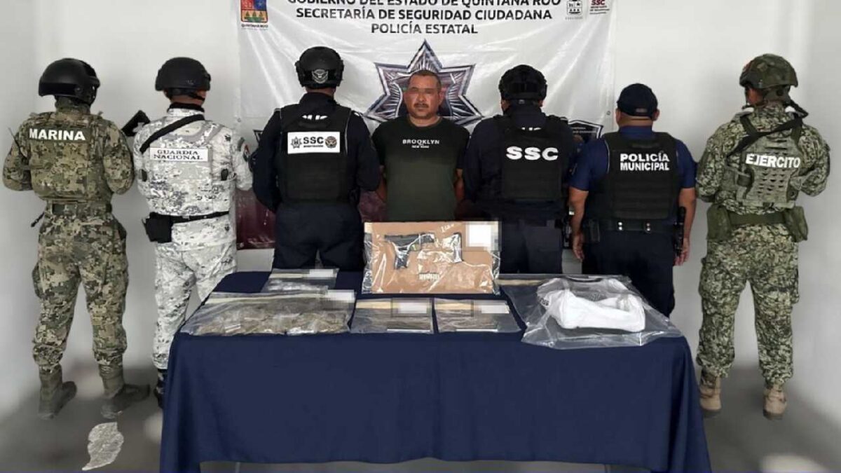 Cae en Cozumel un sujeto apodado "El taxista".