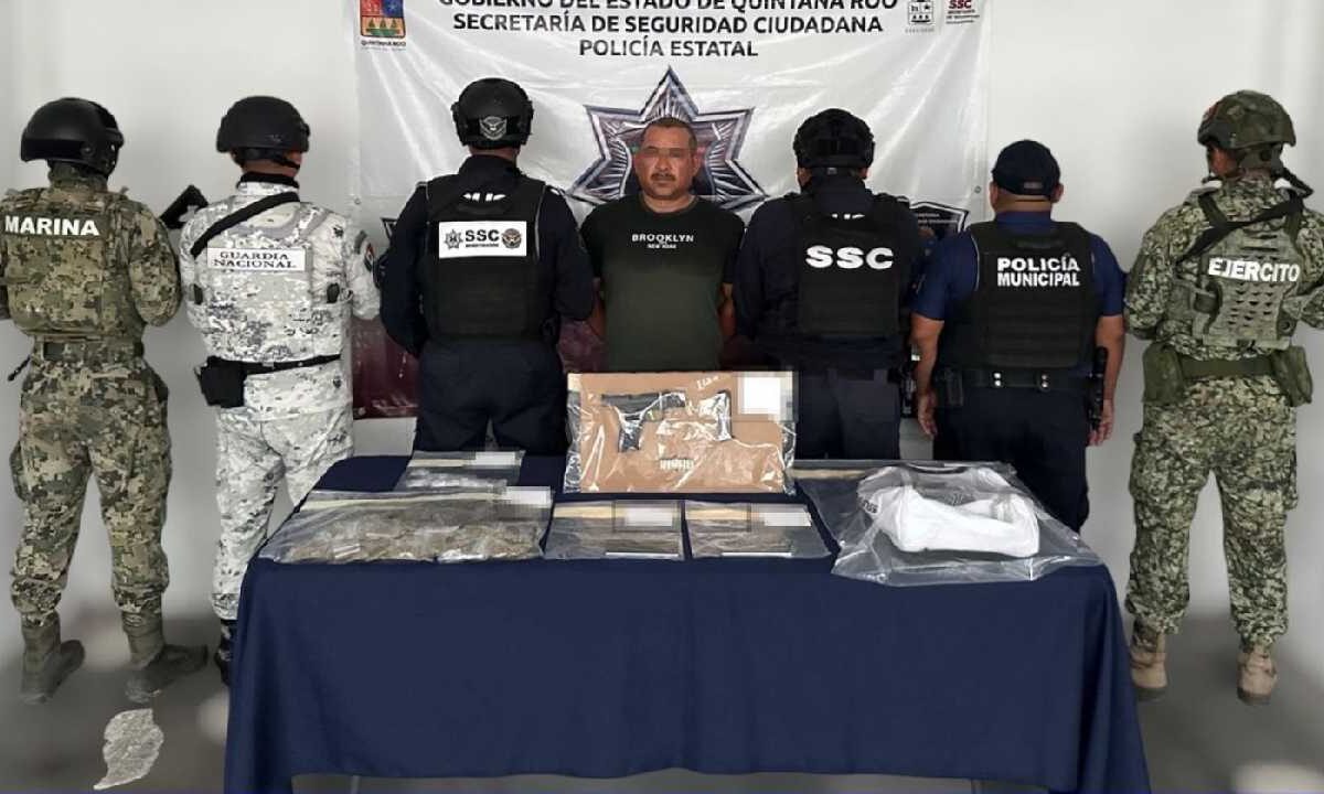 Cae en Cozumel un sujeto apodado "El taxista".