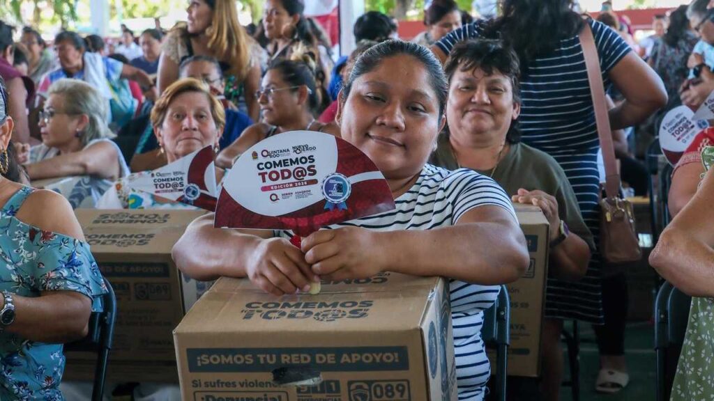 Programa “Comemos Tod@s” va por 60 mil personas y así abatir el rezago alimentario en Quintana Roo