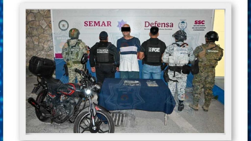 Cae sujeto que golpeó a una mujer.