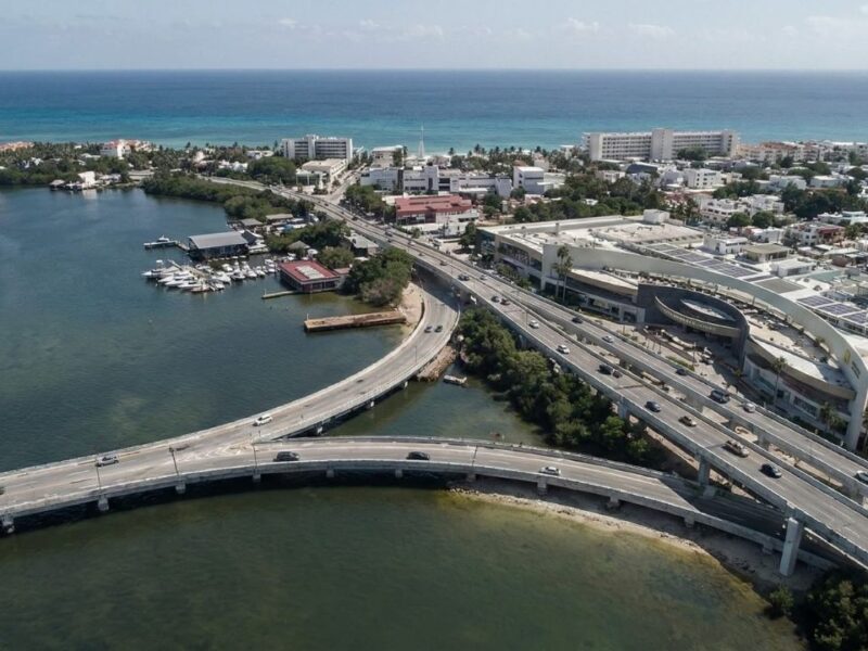 Avanza Puente Kukulcán en Cancún; estará listo en octubre