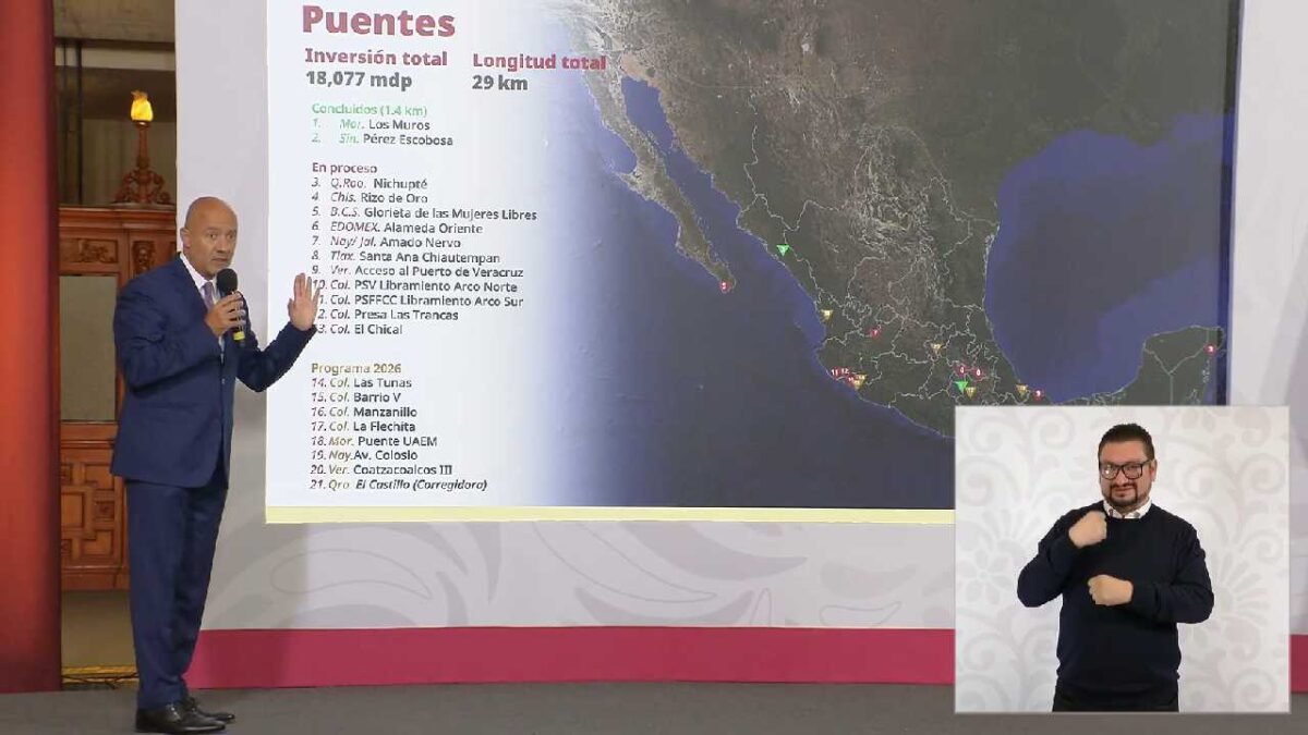 Puente Nichupté casi listo.