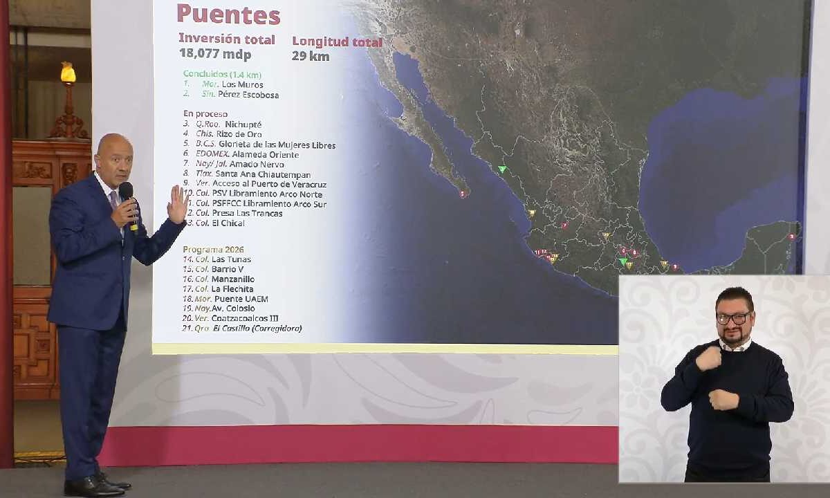 Puente Nichupté casi listo.