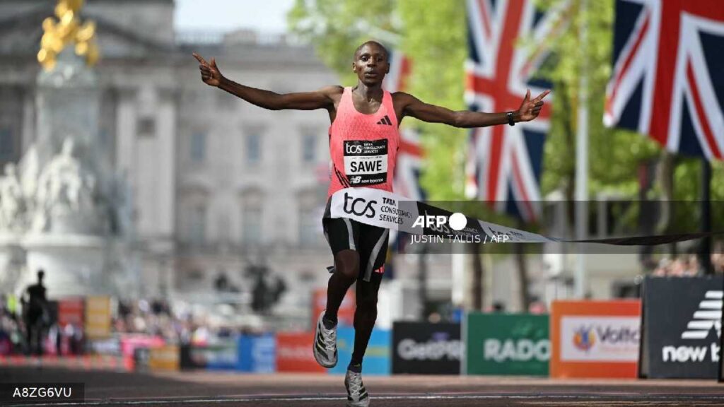Sabastian Sawe hace historia en Londres: baja de dos horas y firma nuevo récord mundial