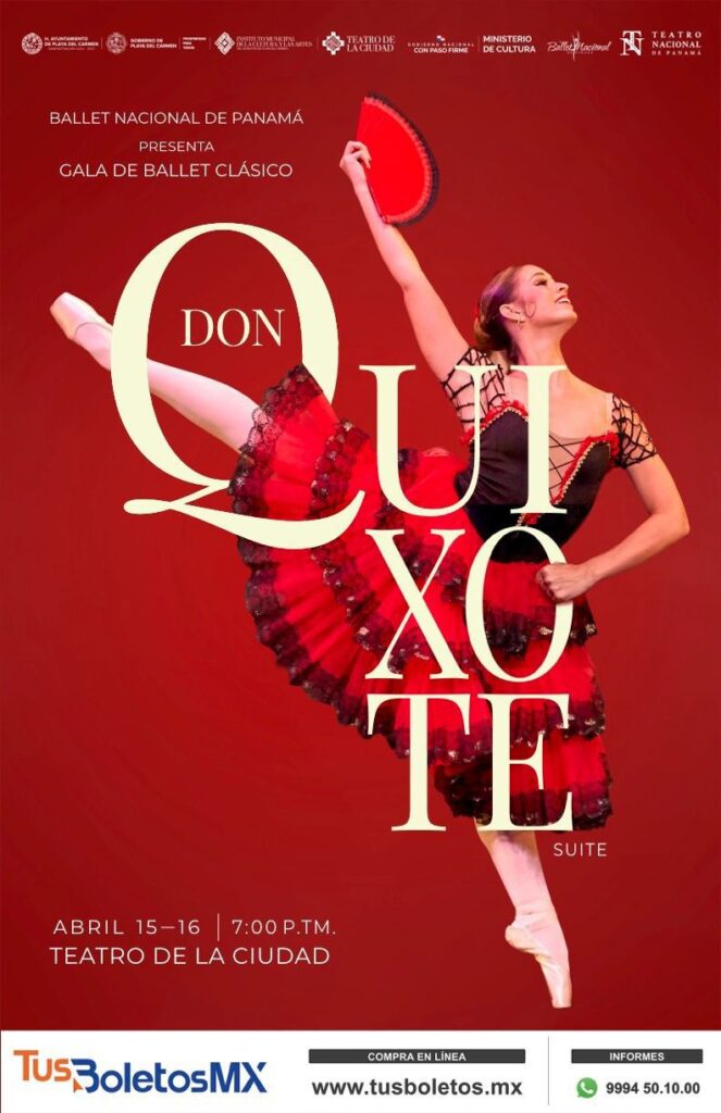 Ballet Nacional de Panamá dará 2 funciones en Playa del Carmen
