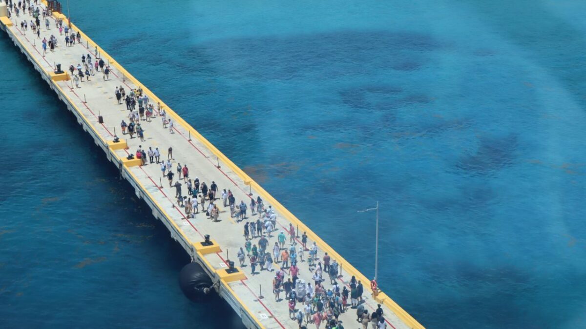 ampliación de muelle en Mahahual