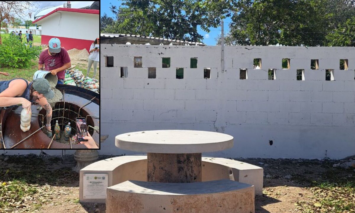 Ecoliiks construye comedores escolares en Puerto Aventuras.