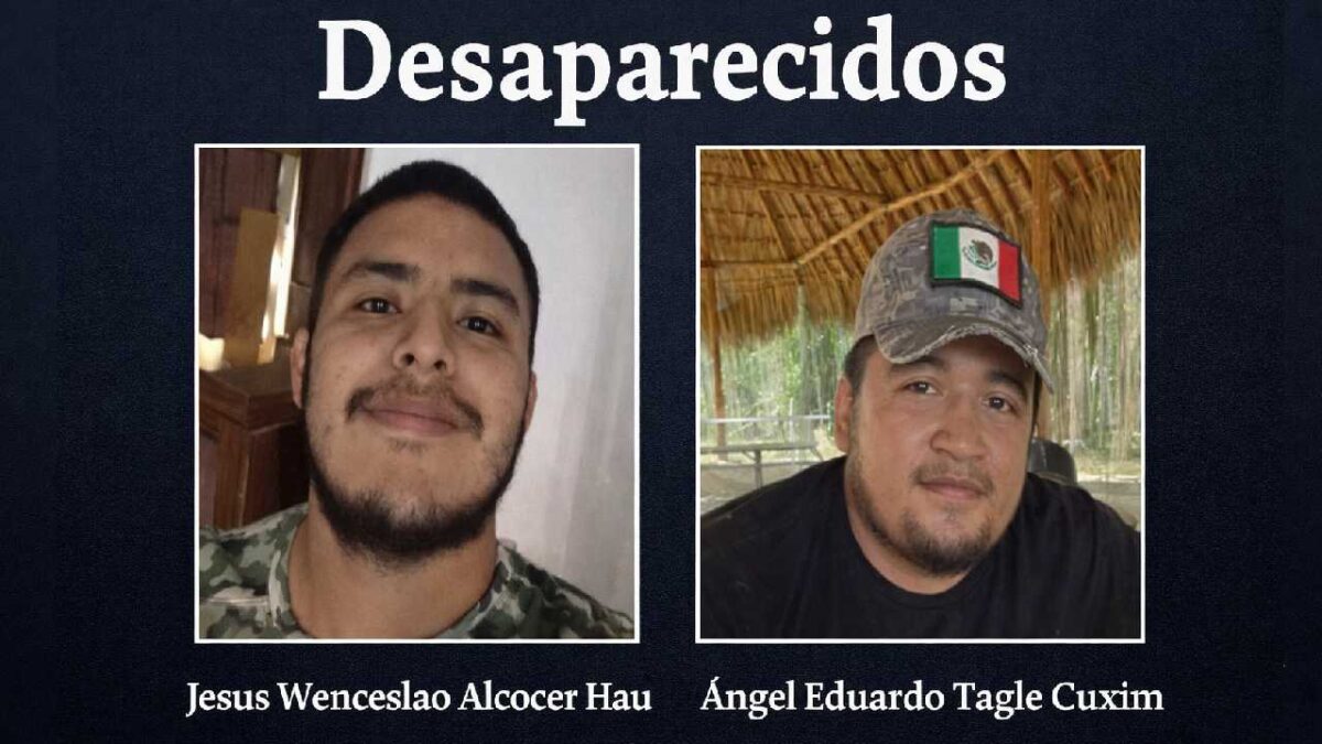 Desaparecen 2 en Felipe Carrillo Puerto.
