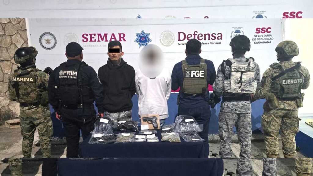 ¡Atorados! Caen en Cancún los implicados en el atraco a 2 turistas de nacionalidad extranjera