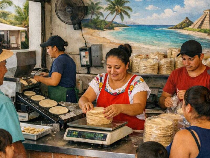 ¡Golpe al bolsillo! Aumenta a partir de hoy miércoles hasta $4 el precio del kilo de tortilla en Quintana Roo