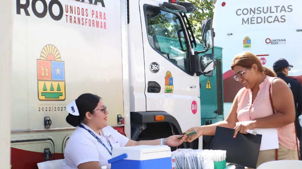 Bacalar recibe las caravanas de salud.