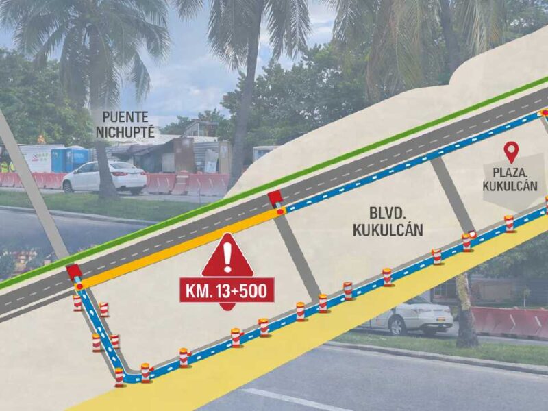 ¡Toma tus precauciones! Anuncian cambios de circulación en la zona hotelera de Cancún