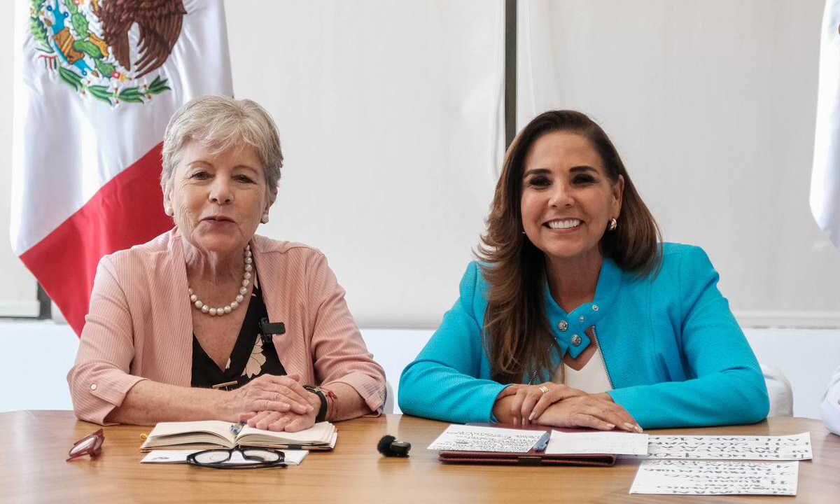 Mara Lezama se reunió con titular de la Semarnat.