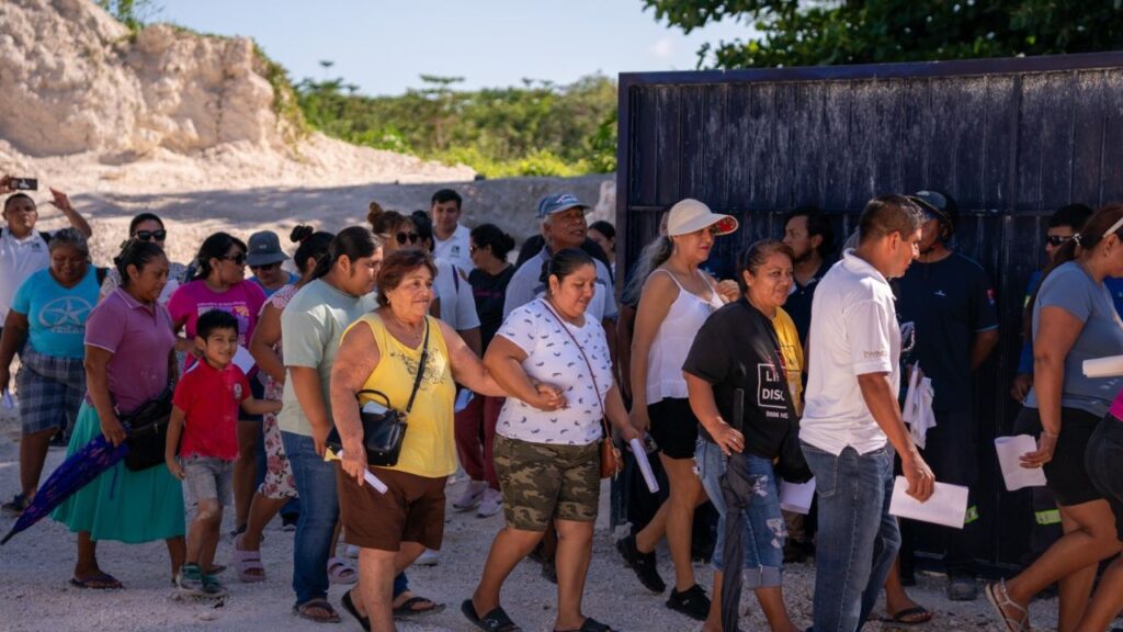 Aguakan Puerto Morelos: Supervisan obras de alcantarillado