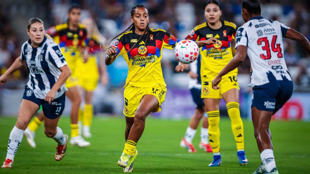 Monterrey femenil ganó al América.