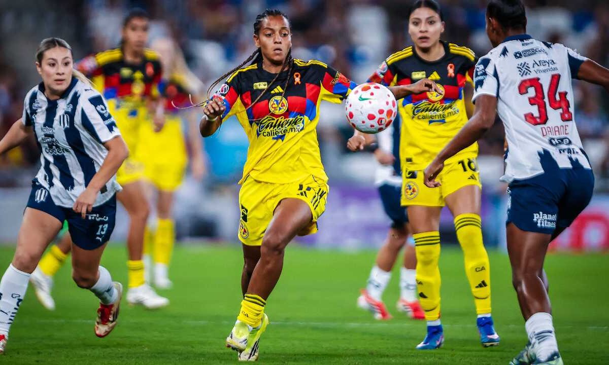 Monterrey femenil ganó al América.