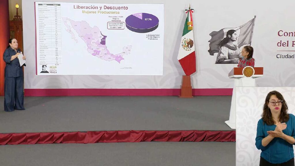 Anuncian apoyos a productoras y pequeños productores deudores.