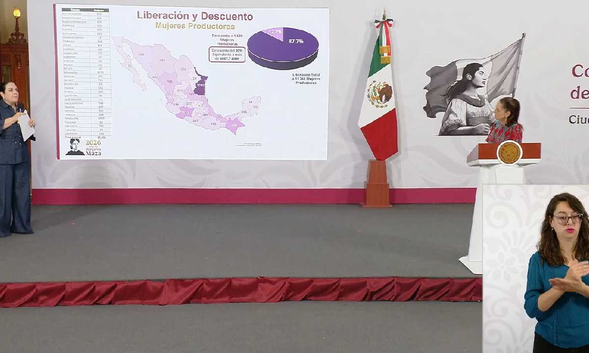 Anuncian apoyos a productoras y pequeños productores deudores.