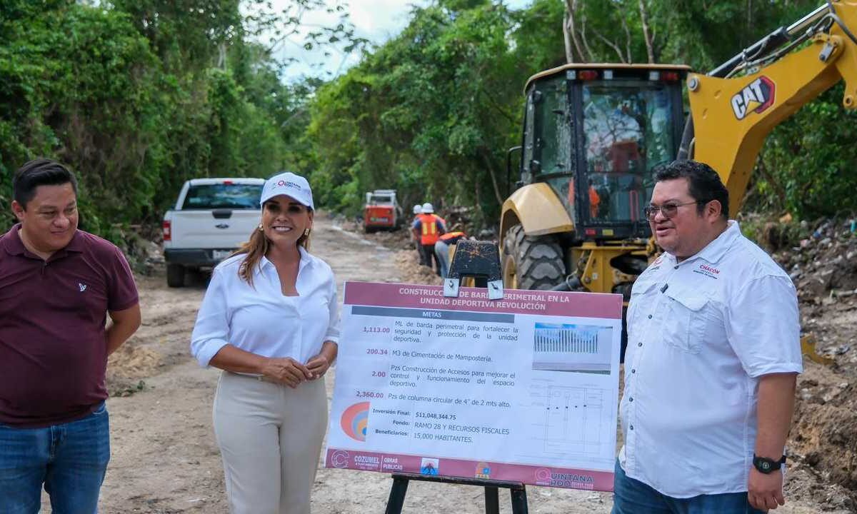Continúan las obras en Cozumel.
