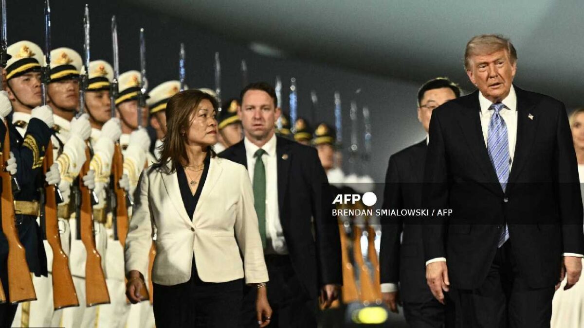 Trump ya está en China.