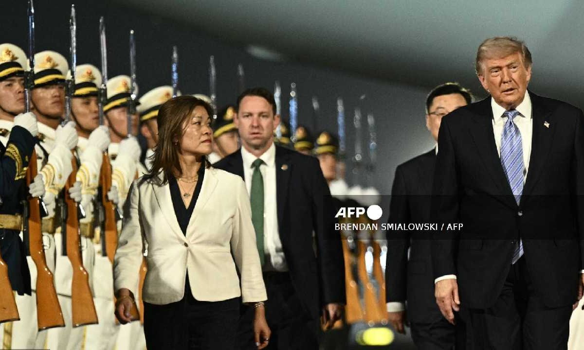 Trump ya está en China.