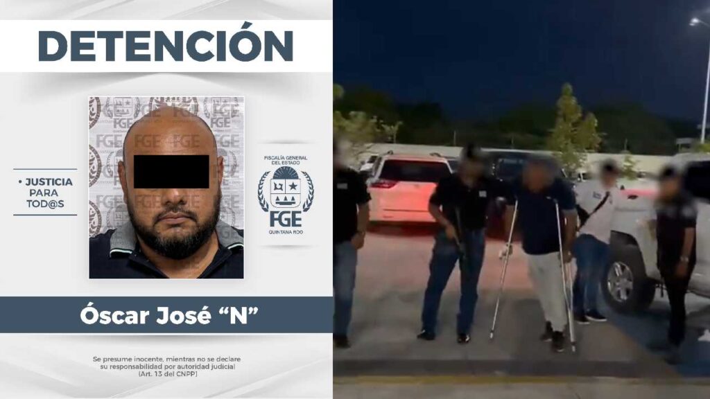 Detenido por extorsión.