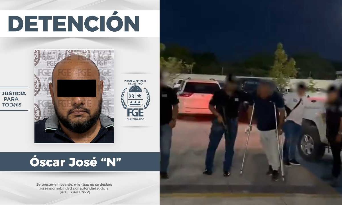 Detenido por extorsión.