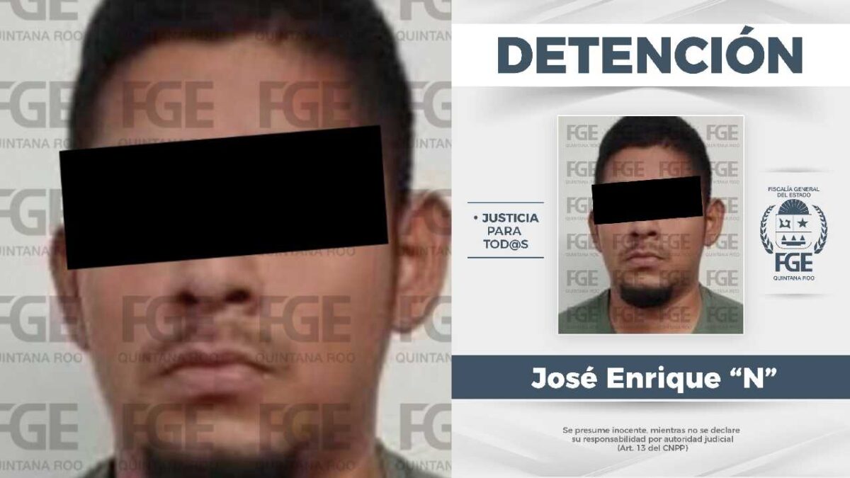 El detenido está disposición del MP.