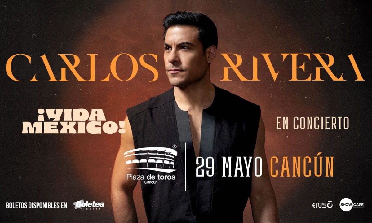 Carlos Rivera en Cancún: El tour '¡Vida México!', Plaza de Toros