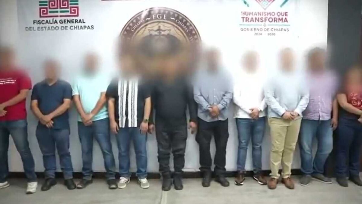 Detenidos en Chiapas por tortura.