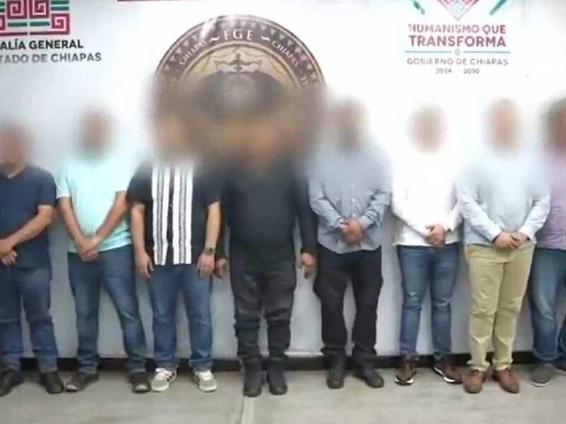 Chiapas: Detienen a mando policiaco y a 10 elementos más por tortura en agravio de un detenido
