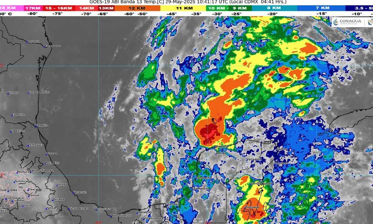 Prevén lluvias y nublados.