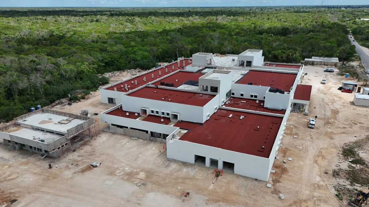 Avanzan obras en Hospital General.