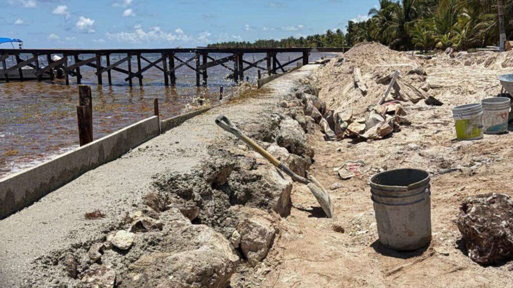 Denuncian destrucción de duna costera en Mahahual pese a Profepa