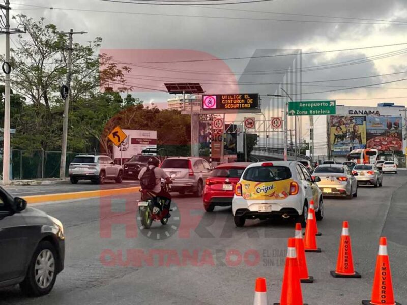 Despliegan operativo de vigilancia  en la apertura del Puente Nichupté en Cancún; sin caos en zona hotelera