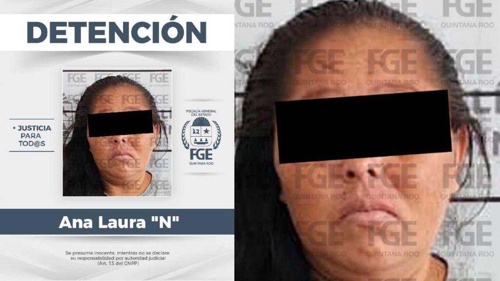 Detienen a Ana Laura “N”, mamá del bebé que fue abandonado en Cancún, informa el fiscal general