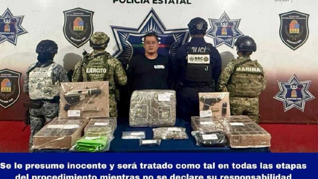 Cae sujeto por narcomenudeo.