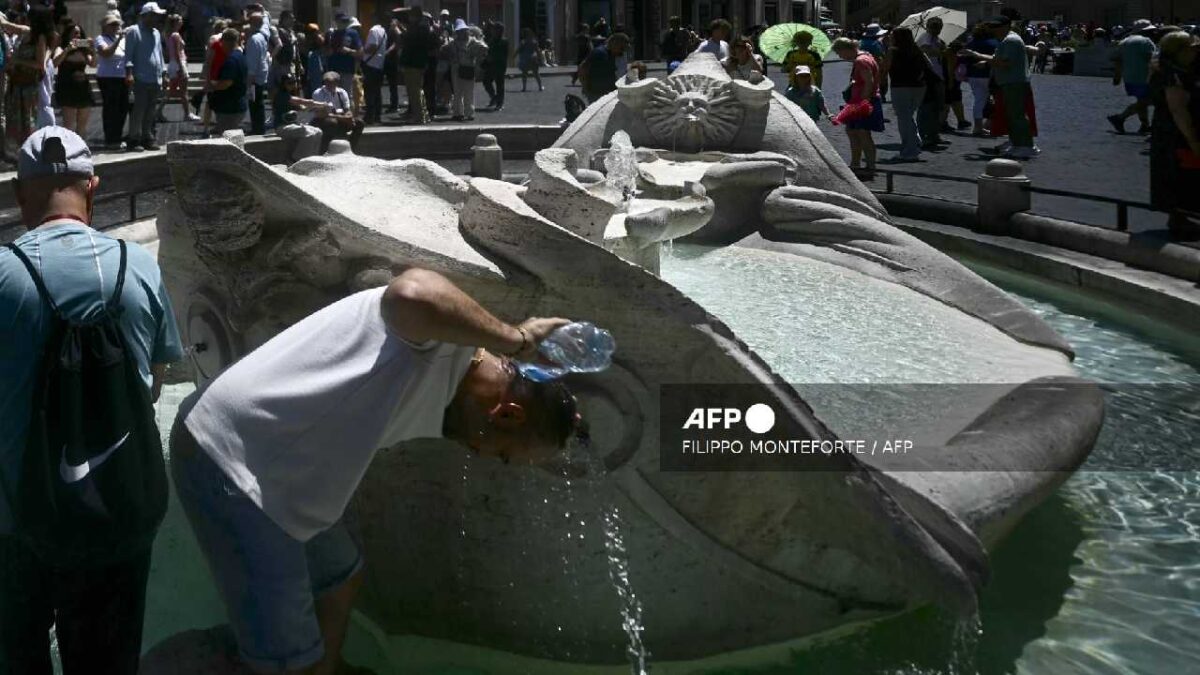 Calor intenso en Europa.