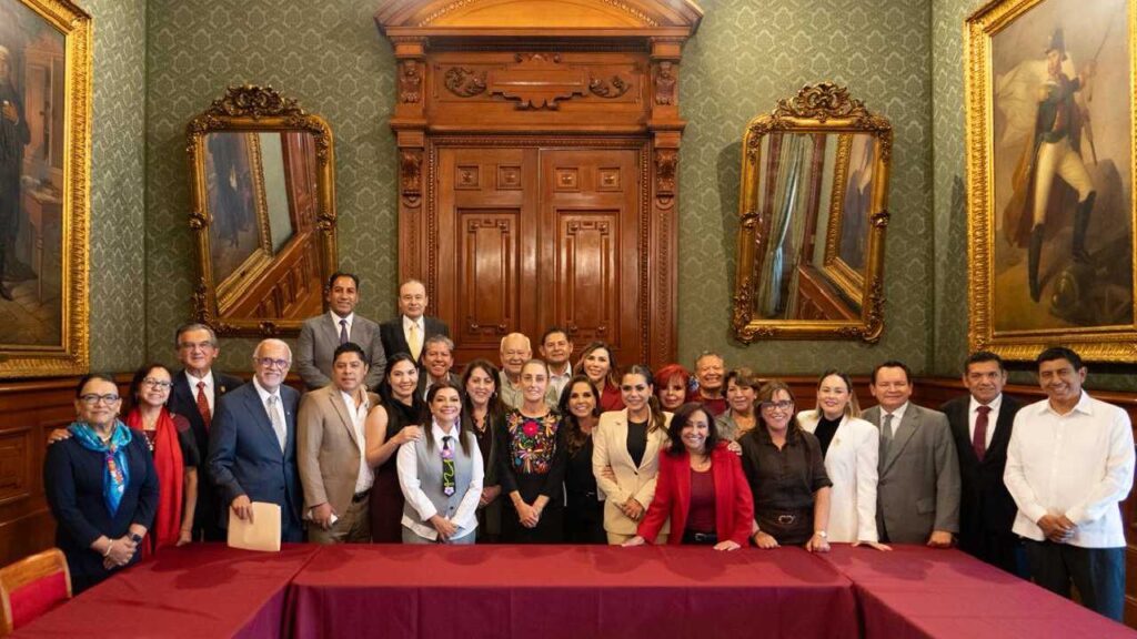 Mara Lezama se reunió con la presidenta.