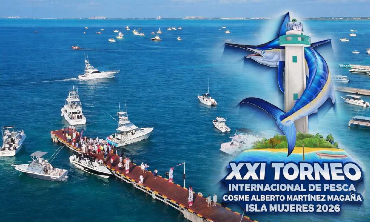 Listo torneo de pesca en Isla Mujeres.