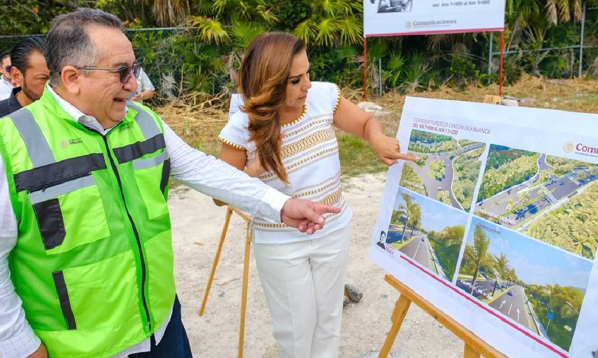 Obras en Isla Blanca.