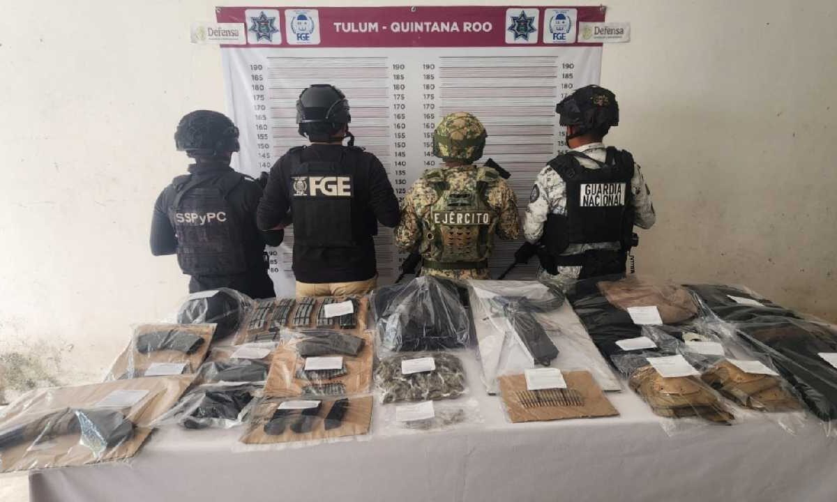 Cartuchos de arma larga.